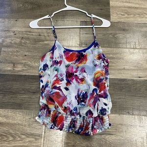 floral tank top